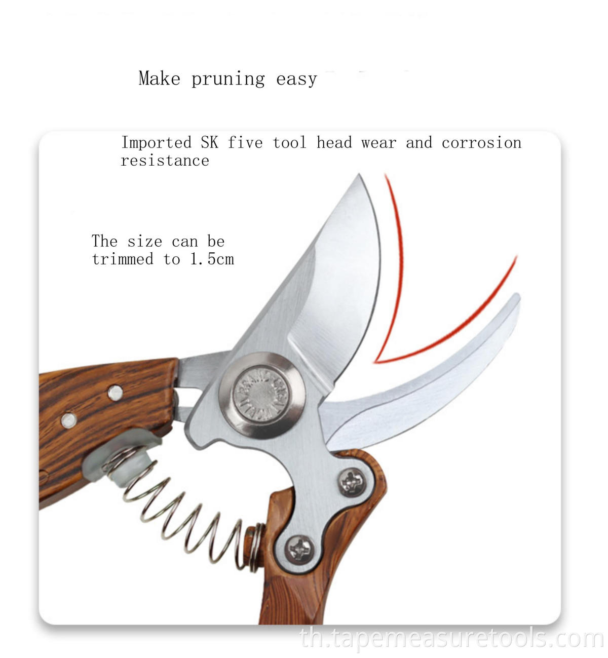 เครื่องมือสวน Gardening Shears สาขากรรไกรกรรไกรตัดแต่งกิ่งบ้านสวน Fine Pruning Grafted ผลไม้กรรไกร